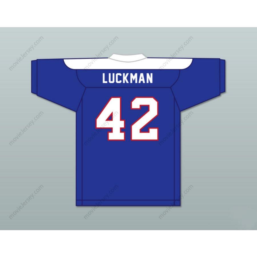CUSTOM ANY Name Number SID LUCKMAN 42 ERASMUS HALL HIGH SCHOOL Football Jersey Top Stitched S-6XL