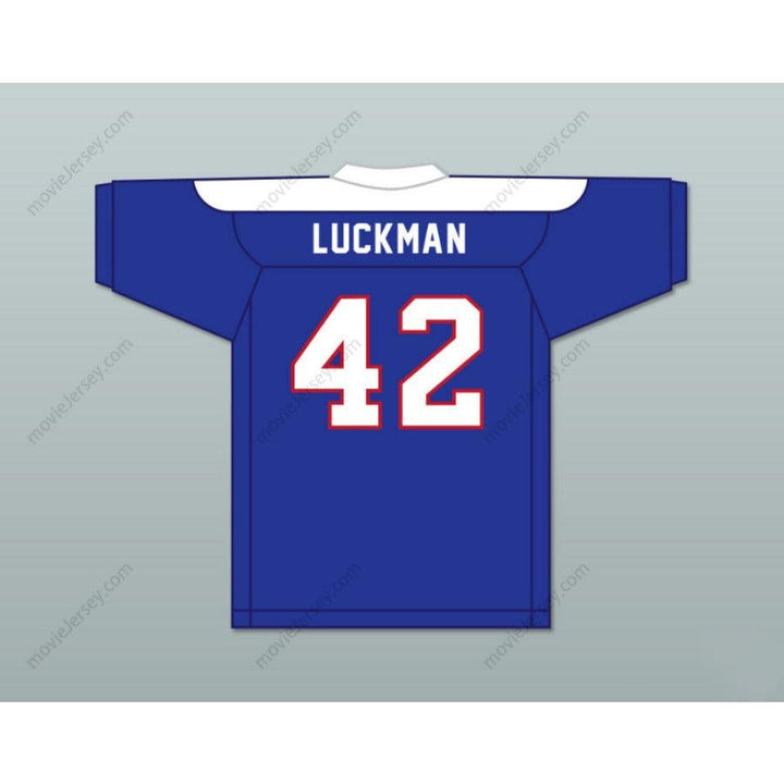CUSTOM ANY Name Number SID LUCKMAN 42 ERASMUS HALL HIGH SCHOOL Football Jersey Top Stitched S-6XL