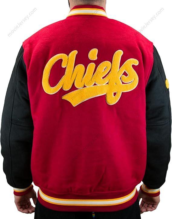 Kansas City Chiefs Princess Diana Red Wool Varsity Jacket S-3XL