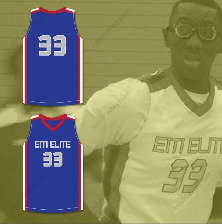 CUSTOM ANY Name Number TACKO FALL 33 EACH 1 TEACH 1 ELITE AAU BLUE BASKETBALL JERSEY 1 Top Stitched S-6XL