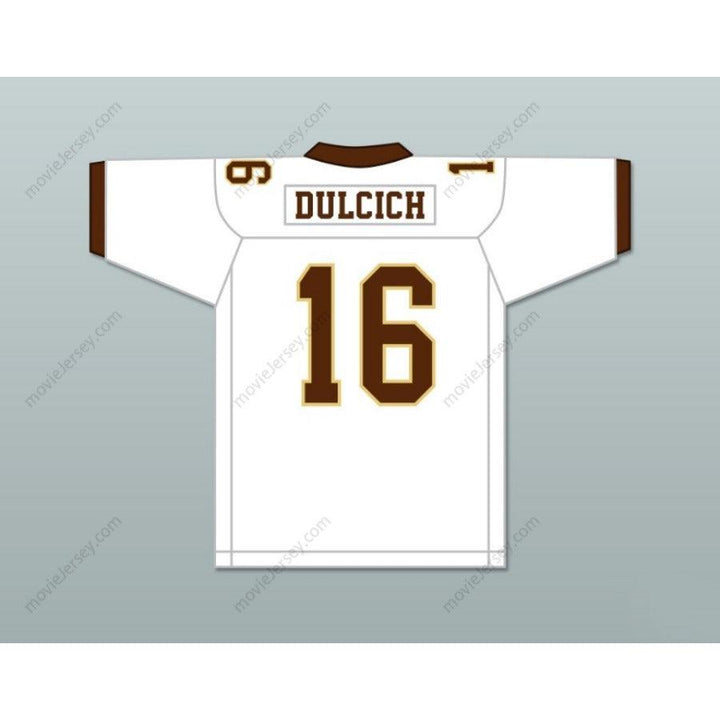 CUSTOM ANY Name Number GREG DULCICH 16 SAINT FRANCIS HIGH SCHOOL GOLDEN KNIGHTS Football Jersey Top Stitched S-6XL