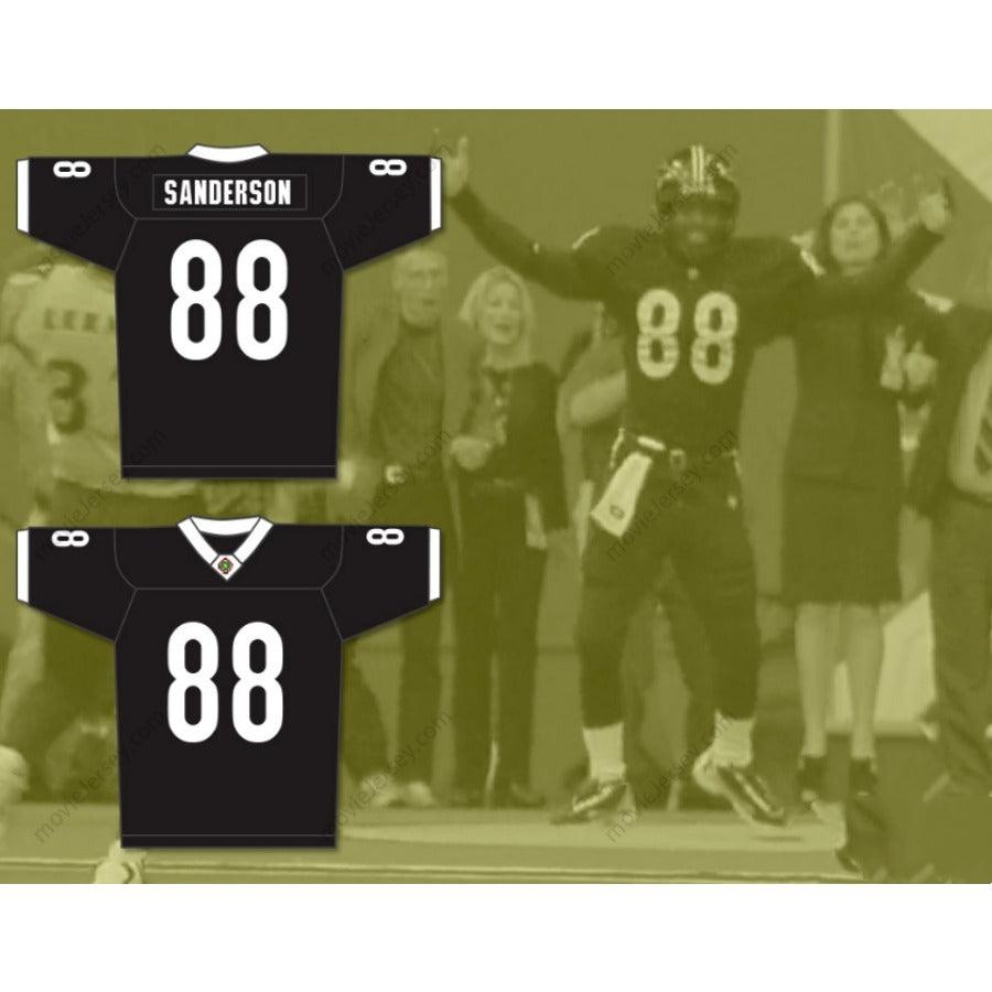 CUSTOM ANY Name Number JIMMY SANDERSON 88 MIAMI SHARKS WHITE TRIM Football Jersey Top Stitched S-6XL