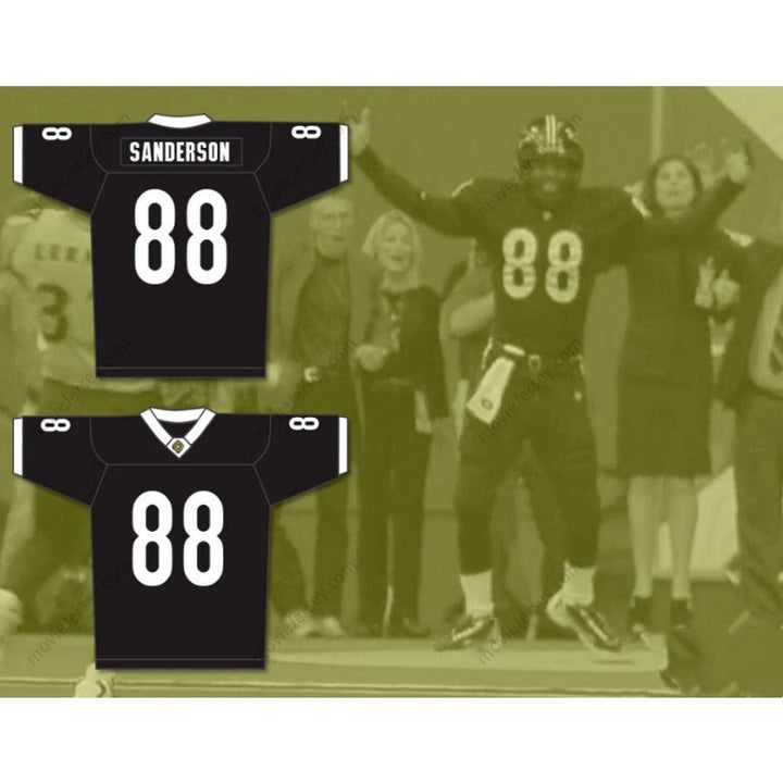 CUSTOM ANY Name Number JIMMY SANDERSON 88 MIAMI SHARKS WHITE TRIM Football Jersey Top Stitched S-6XL
