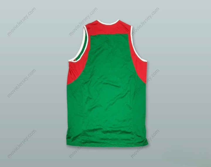 CUSTOM ANY Name Number MEXICO GREEN BASKETBALL JERSEY Top Stitched S-6XL