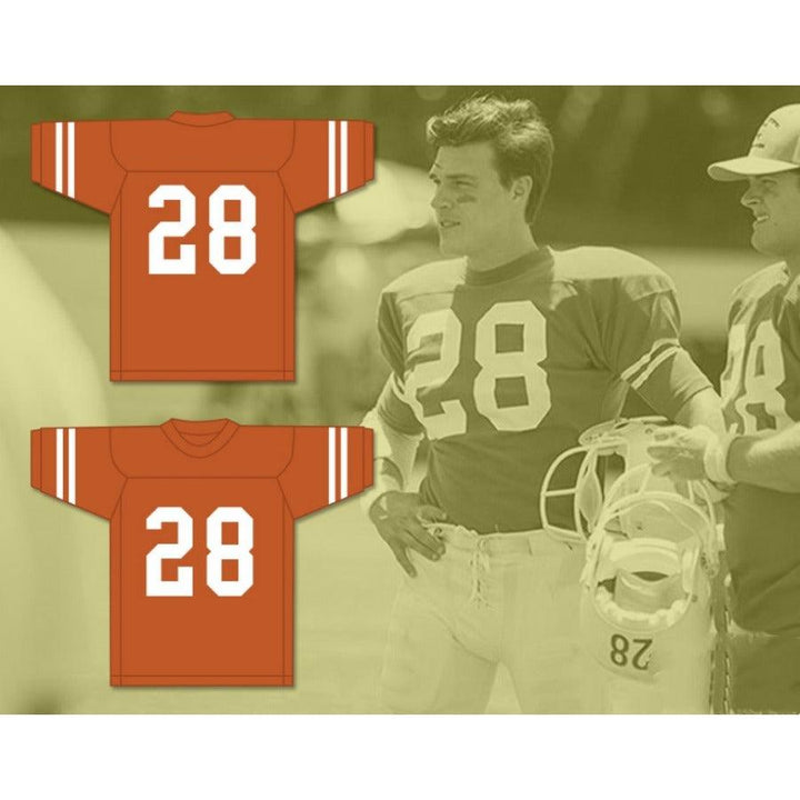 CUSTOM ANY Name Number FREDDIE STEINMARK 28 TEXAS LONGHORNS Football Jersey Top Stitched S-6XL