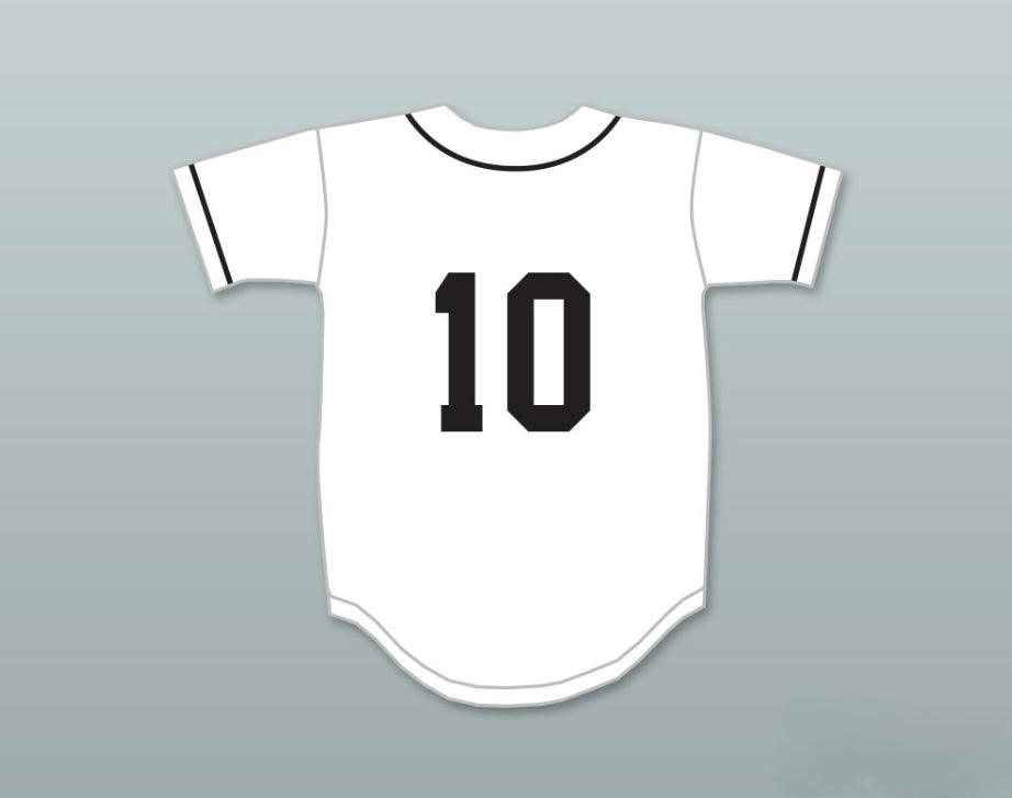 Custom Any Name Number ANDRE DAWSON 10 SUNSET DRUGS LITTLE LEAGUE WHITE BASEBALL JERSEY 1 Top Stitched S-6XL