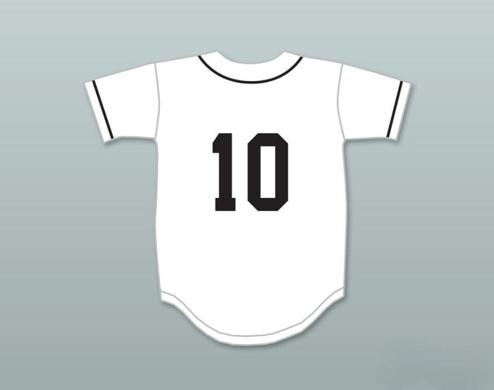 Custom Any Name Number ANDRE DAWSON 10 SUNSET DRUGS LITTLE LEAGUE WHITE BASEBALL JERSEY 1 Top Stitched S-6XL