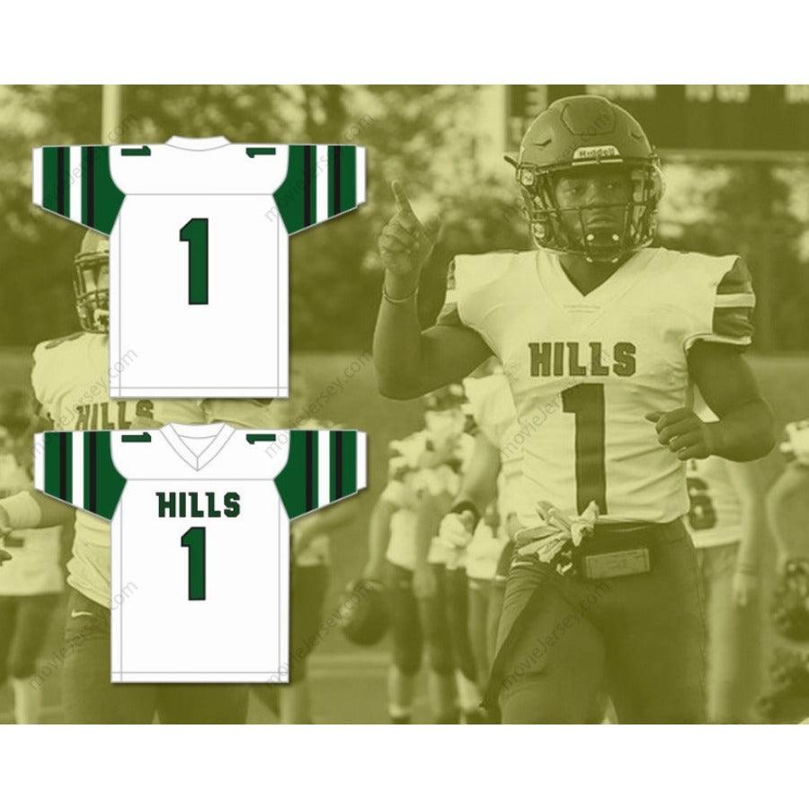 CUSTOM ANY Name Number WAN'DALE ROBINSON 1 WESTERN HILLS HIGH SCHOOL WOLVERINES Football Jersey Top Stitched S-6XL