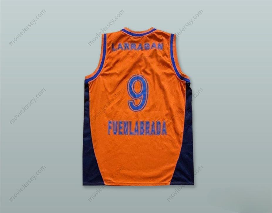 CUSTOM ANY Name Number LARRAGAN 9 BALONCESTO FUENLABRADA ORANGE BASKETBALL JERSEY Top Stitched S-6XL