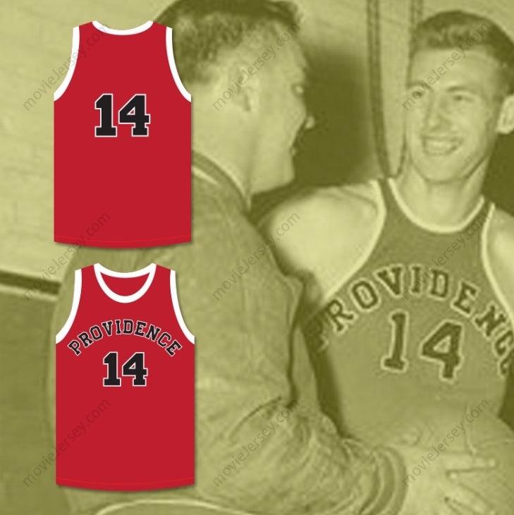 CUSTOM ANY Name Number GEORGE NOSTRAND 14 PROVIDENCE STEAMROLLERS RED BASKETBALL JERSEY 1 Top Stitched S-6XL
