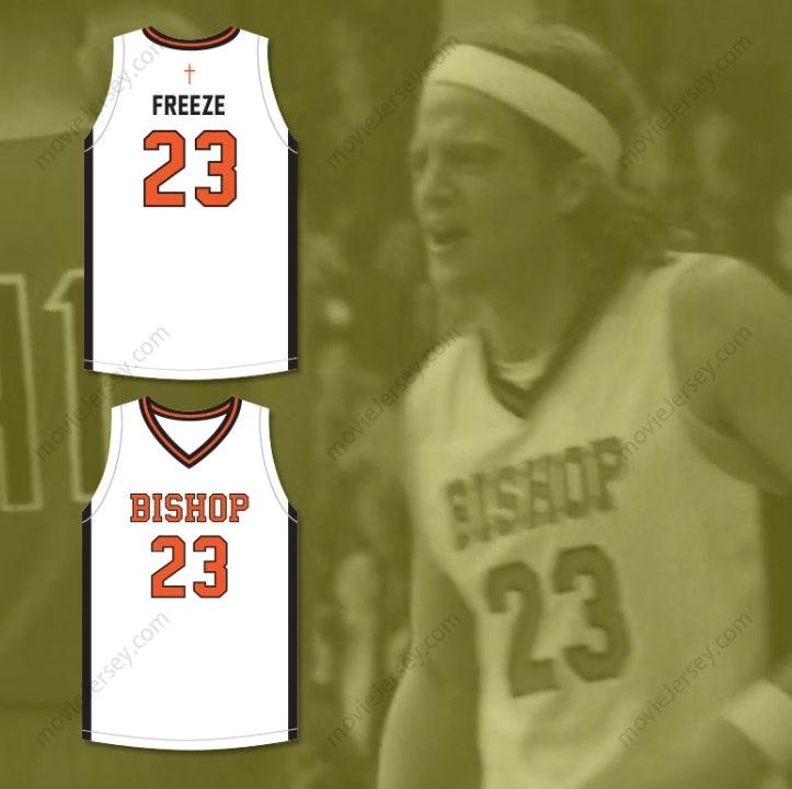 CUSTOM ANY Name Number BOBBY FREEZE 23 BISHOP HAYES TIGERS WHITE BASKETBALL JERSEY THE WAY BACK Top Stitched S-6XL