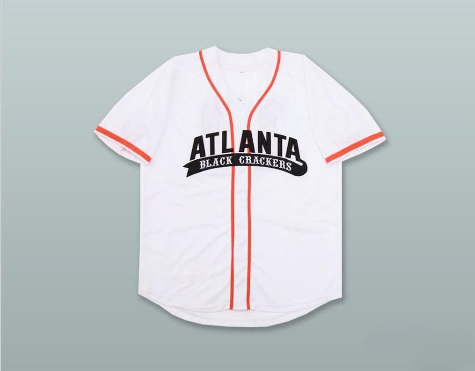 Custom Any Name Number  BLACK CRACKERS 10 WHITE BASEBALL JERSEY Top Stitched S-6XL