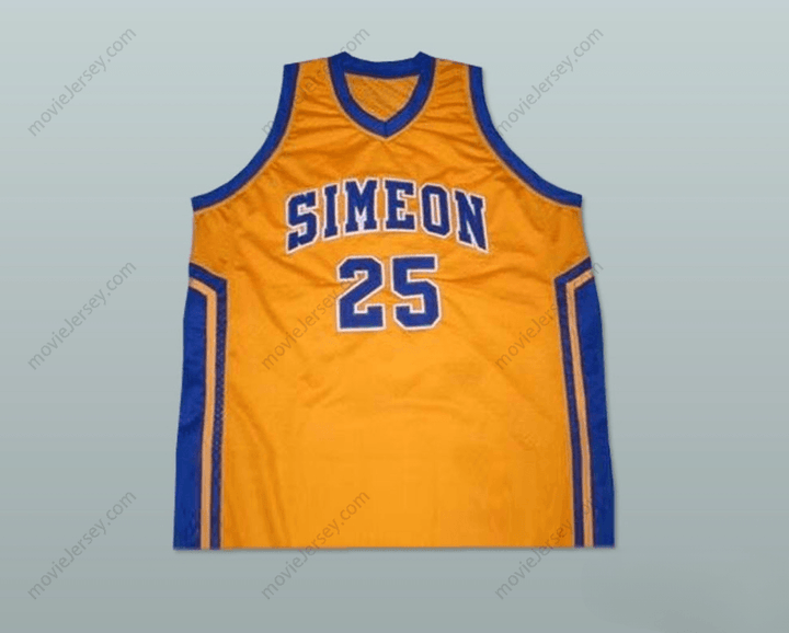 CUSTOM ANY Name Number DERRICK ROSE SIMEON HIGH SCHOOL BASKETBALL JERSEY Top Stitched S-6XL