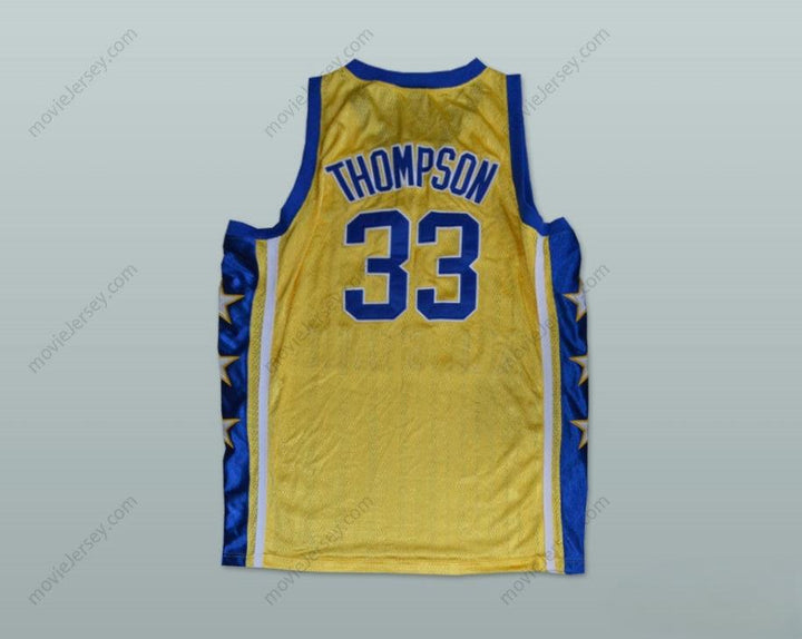 CUSTOM ANY Name Number DAVID SKYWALKER THOMPSON 33 UNIQUE ALL STARS YELLOW BASKETBALL JERSEY Top Stitched S-6XL