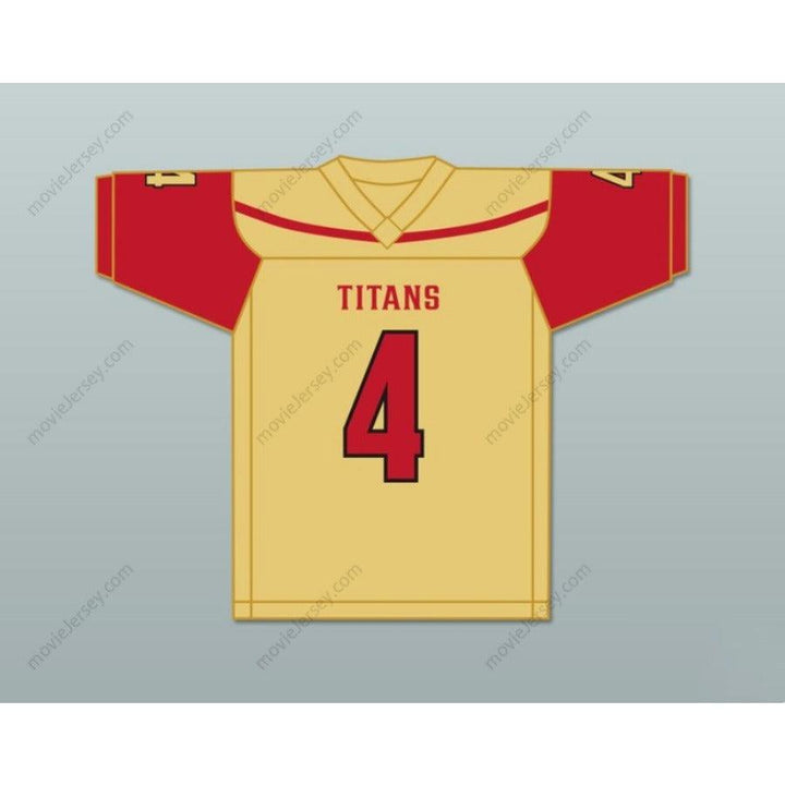 CUSTOM ANY Name Number BAILEY ZAPPE 4 VICTORIA EAST HIGH SCHOOL TITANS Football Jersey Top Stitched S-6XL