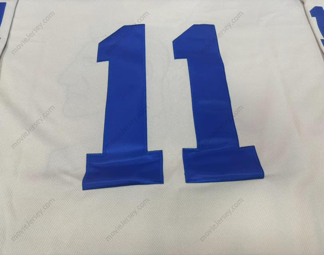 Custom Any Name Number Player 11 Muskegon Mohawks White Tie Down Hockey Jersey Stitched Top Stitched S-6XL
