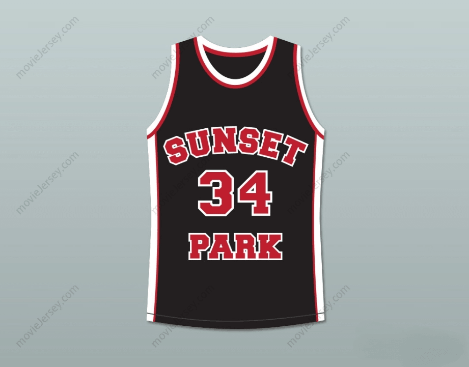 CUSTOM ANY Name Number GUY TORRY BOO MAN 34 SUNSET PARK BLACK BASKETBALL JERSEY Top Stitched S-6XL