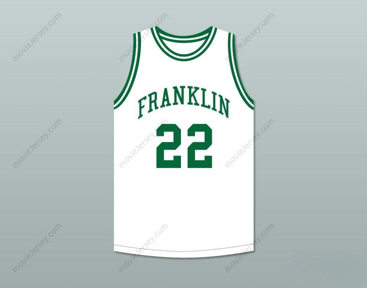 CUSTOM ANY Name Number ANDRE IGUODALA 22 FRANKLIN MIDDLE SCHOOL WHITE BASKETBALL JERSEY 2 Top Stitched S-6XL