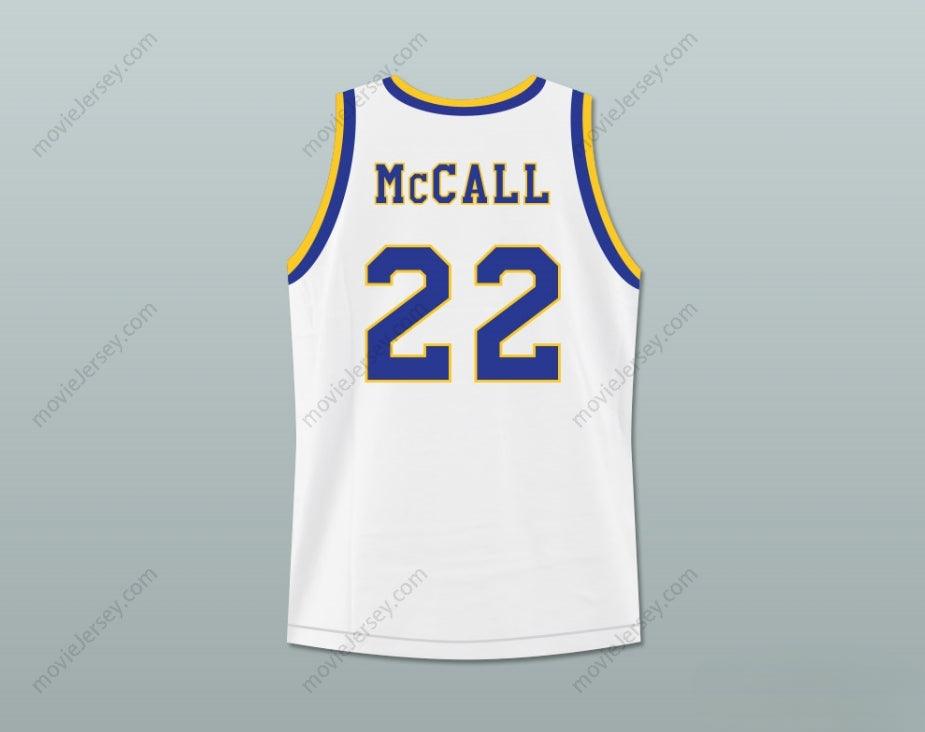 CUSTOM ANY Name Number QUINCY MCCALL 22 CRENSHAW HIGH SCHOOL BASKETBALL JERSEY WITH LOVE AND BASKETBALL PATCH Top Stitched S-6XL
