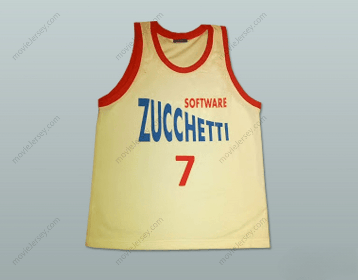 CUSTOM ANY Name Number GIANLUCA BASILE ZUCCHETTI SOFTWARE BASKETBALL JERSEY KORAC CUP Top Stitched S-6XL