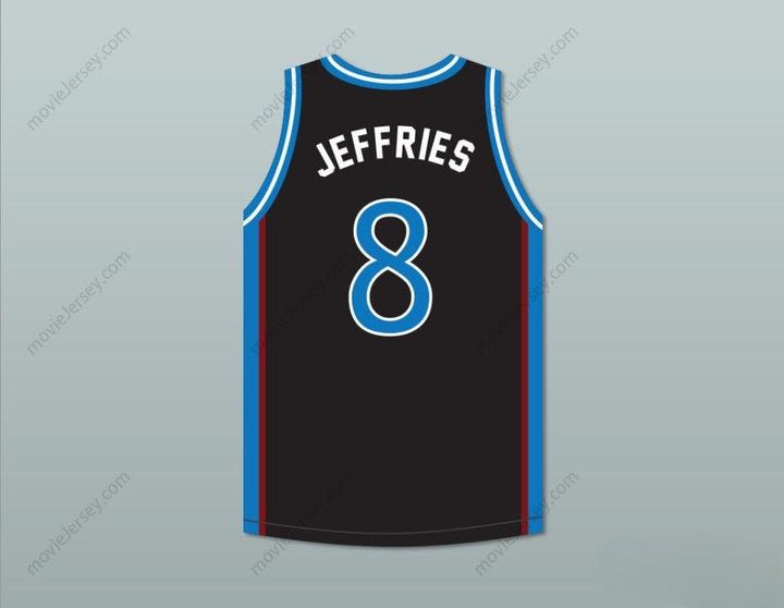 CUSTOM ANY Name Number JAMAL JEFFRIES 8 CHARLOTTE BEAT HOME BASKETBALL JERSEY WITH UBA PATCH JUWANNA MANN Top Stitched S-6XL