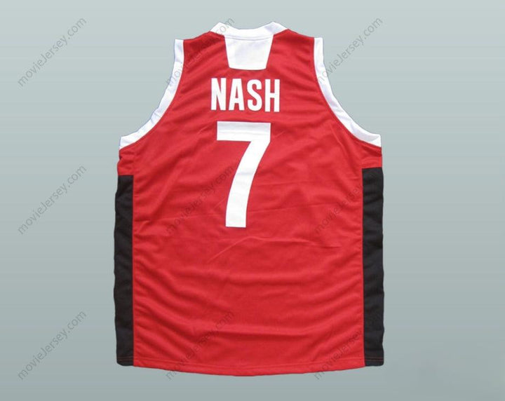 CUSTOM ANY Name Number STEVE NASH CANADA BASKETBALL JERSEY Top Stitched S-6XL