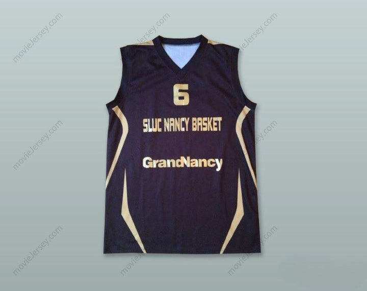CUSTOM ANY Name Number KENNY GRANT 6 FRANCE NAVY BLUE BASKETBALL JERSEY Top Stitched S-6XL