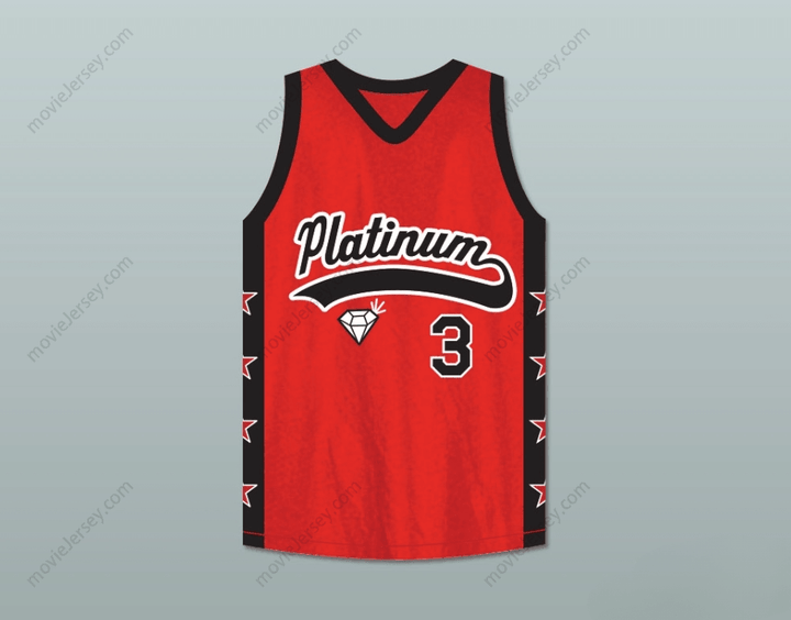 CUSTOM ANY Name Number PHILIP CHAMPION JEWELZ 3 PLATINUM JEWELZ BASKETBALL JERSEY CROSSOVER Top Stitched S-6XL