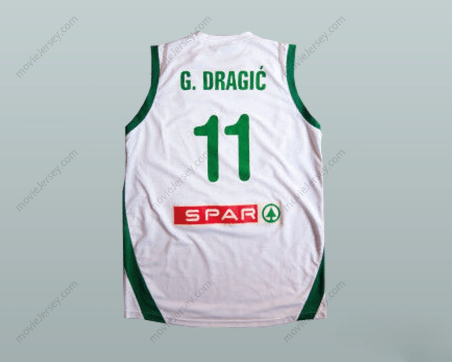 CUSTOM ANY Name Number SLOVENIJA GORAN DRAGIC 11 BASKETBALL JERSEY ANY PLAYER OR NUMBER STITCH SEWN Top Stitched S-6XL