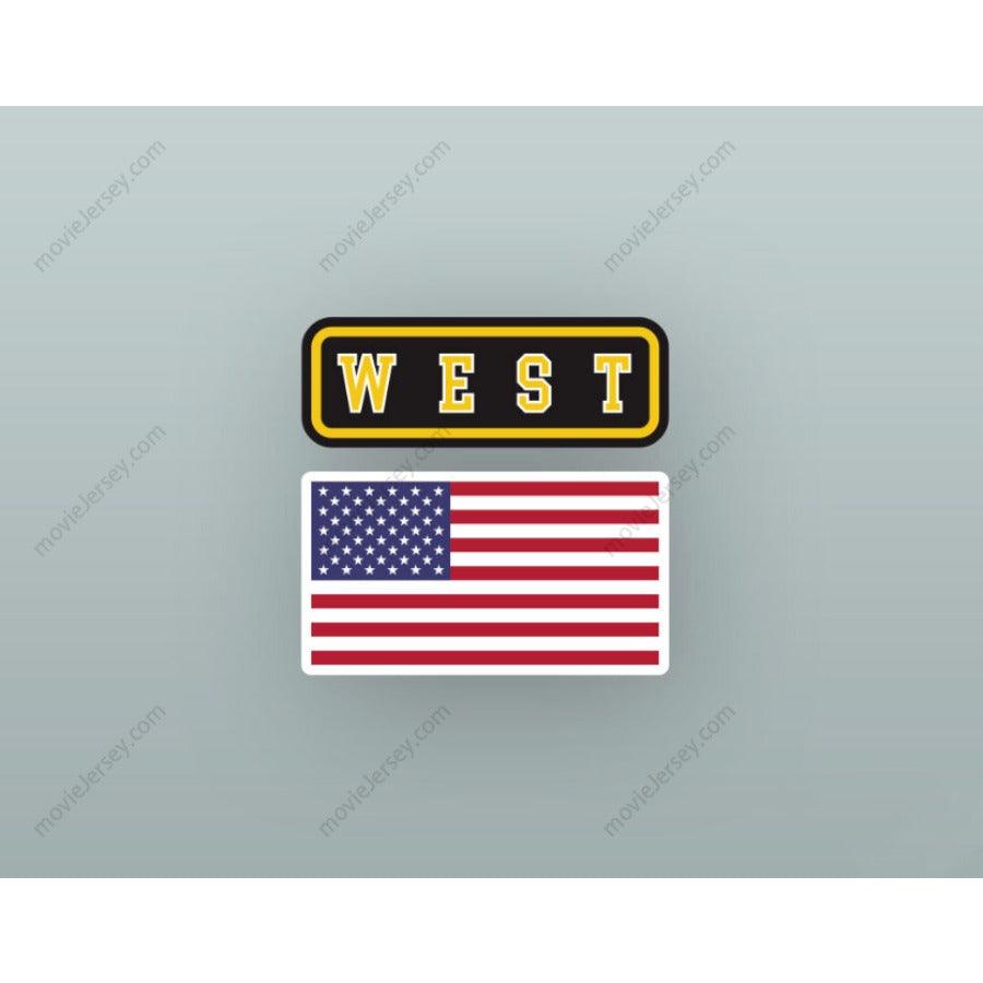 CUSTOM ANY Name Number ODELL BECKHAM JR. 22 U.S. ARMY HIGH SCHOOL ALL-AMERICAN WEST FOOTBALL JERSEY Top Stitched S-6XL