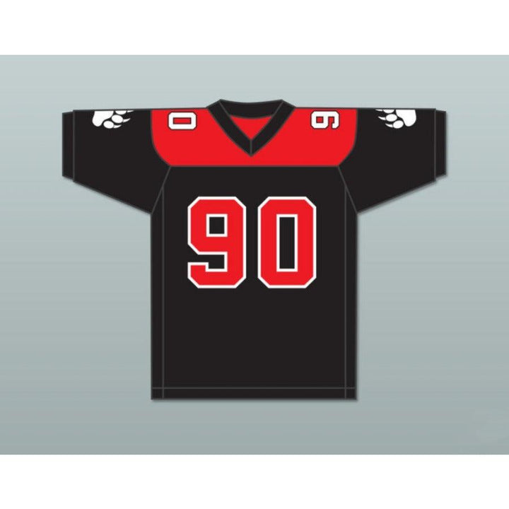 CUSTOM ANY Name Number MARVIN BLAYLOCK 90 MINNVILLE HIGH SCHOOL GRIZZLIES Football Jersey Top Stitched S-6XL