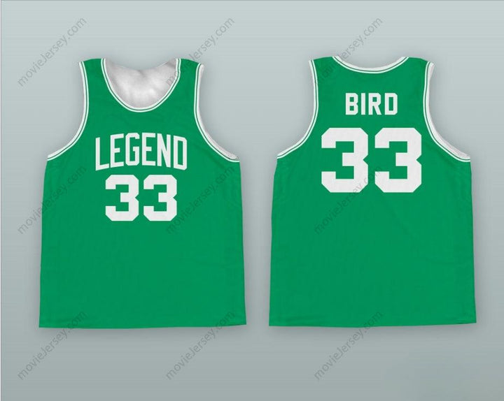 CUSTOM ANY Name Number LARRY BIRD 33 LEGEND BASKETBALL JERSEY Top Stitched S-6XL