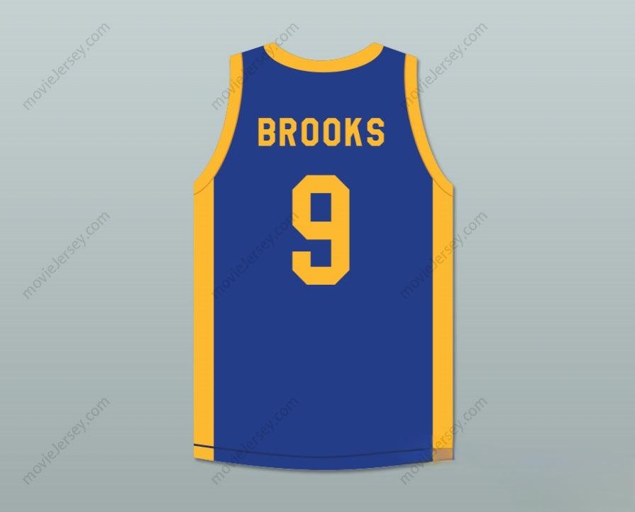 CUSTOM ANY Name Number JIMMY BROOKS 9 DEGRASSI COMMUNITY SCHOOL PANTHERS HOME BASKETBALL JERSEY WITH PATCH Top Stitched S-6XL