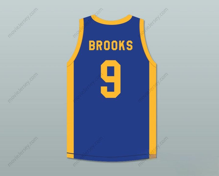CUSTOM ANY Name Number JIMMY BROOKS 9 DEGRASSI COMMUNITY SCHOOL PANTHERS HOME BASKETBALL JERSEY WITH PATCH Top Stitched S-6XL