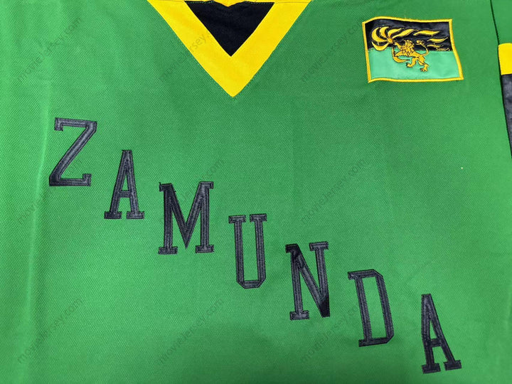 Custom Any Name Number PRINCE AKEEM JOFFER 1 FICTIONAL AFRICAN COUNTRY GREEN HOCKEY JERSEY WITH FLAG PATCH Top Stitched S-6XL