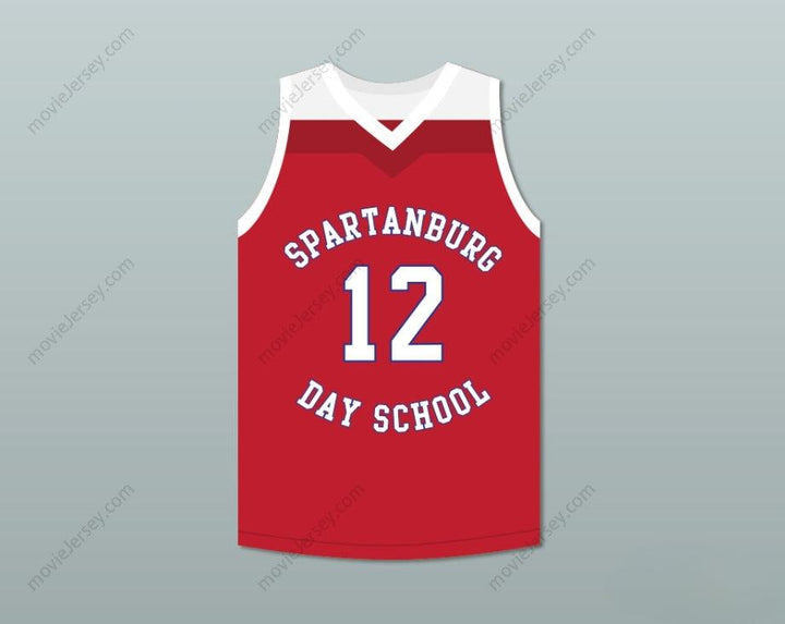 CUSTOM ANY Name Number ZION WILLIAMSON 12  DAY SCHOOL GRIFFINS RED BASKETBALL JERSEY 1 Top Stitched S-6XL