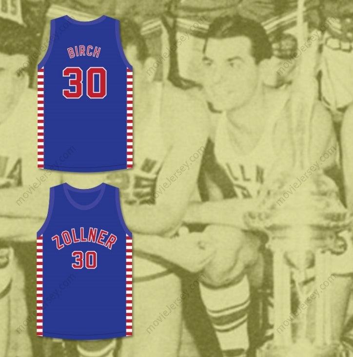 CUSTOM ANY Name Number PAUL BIRCH 30 FORT WAYNE ZOLLNER  BASKETBALL JERSEY Top Stitched S-6XL