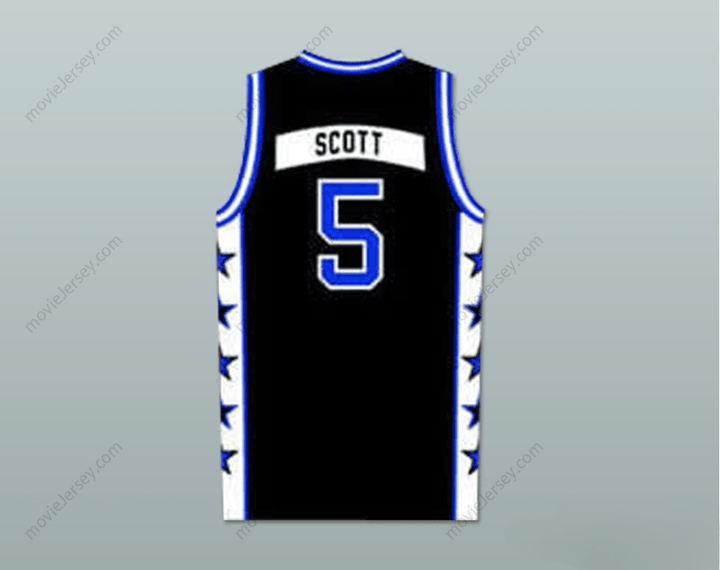 CUSTOM ANY Name Number LUCAS SCOTT ONE TREE HILL RAVENS BLACK BASKETBALL JERSEY ANY NUMBER OR PLAYER Top Stitched S-6XL