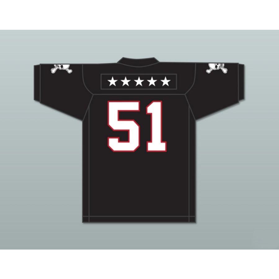 CUSTOM ANY Name Number JAMES DAVIS 51 EMCC LIONS FOOTBALL JERSEY INCLUDES PATCHES Top Stitched S-6XL