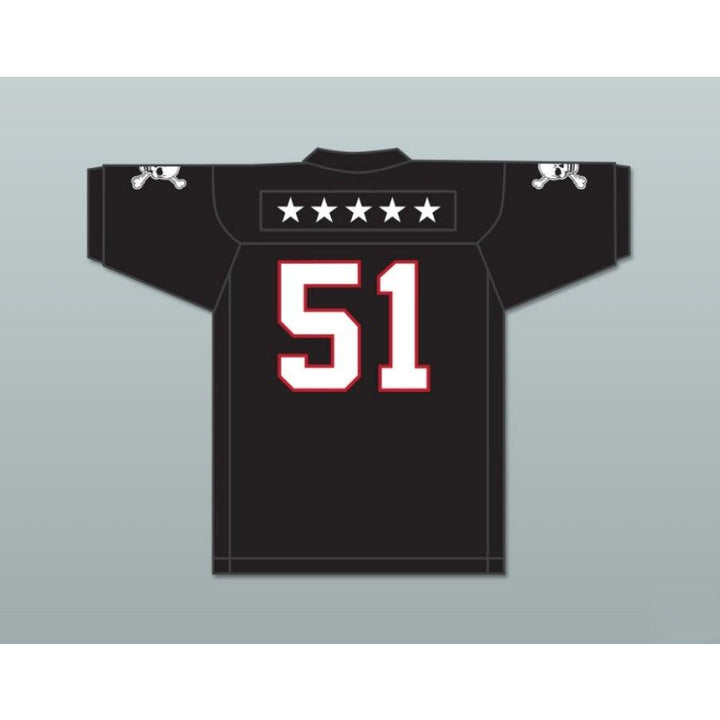 CUSTOM ANY Name Number JAMES DAVIS 51 EMCC LIONS FOOTBALL JERSEY INCLUDES PATCHES Top Stitched S-6XL
