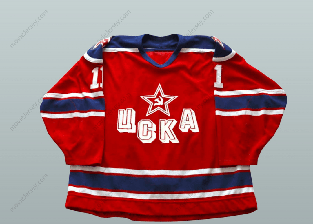 Custom Any Name Number Evgeny Davydov Central Red Army Hockey Jersey Top Stitched S-6XL
