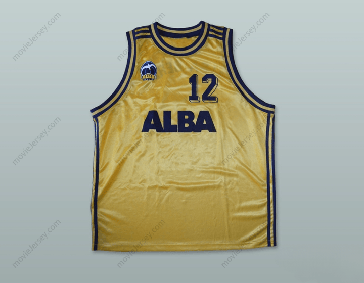 CUSTOM ANY Name Number WENDELL ALEXIS 12 ALBA BERLIN BASKETBALL JERSEY Top Stitched S-6XL