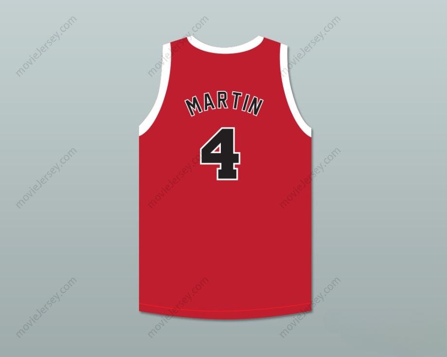 CUSTOM ANY Name Number DINO MARTIN 4 PROVIDENCE STEAMROLLERS RED BASKETBALL JERSEY 2 Top Stitched S-6XL
