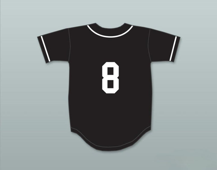 Custom Any Name Number CODY BELLINGER 8 HAMILTON HIGH SCHOOL HUSKIES BLACK BASEBALL JERSEY 1 Top Stitched S-6XL