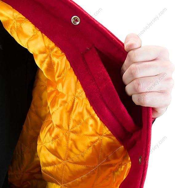 Kansas City Chiefs Princess Diana Red Wool Varsity Jacket S-3XL