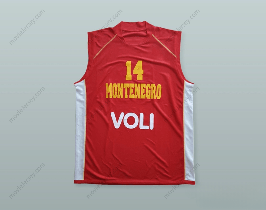 CUSTOM ANY Name Number NIKOLA PEKOVIC 14 MONTENEGRO BASKETBALL JERSEY Top Stitched S-6XL