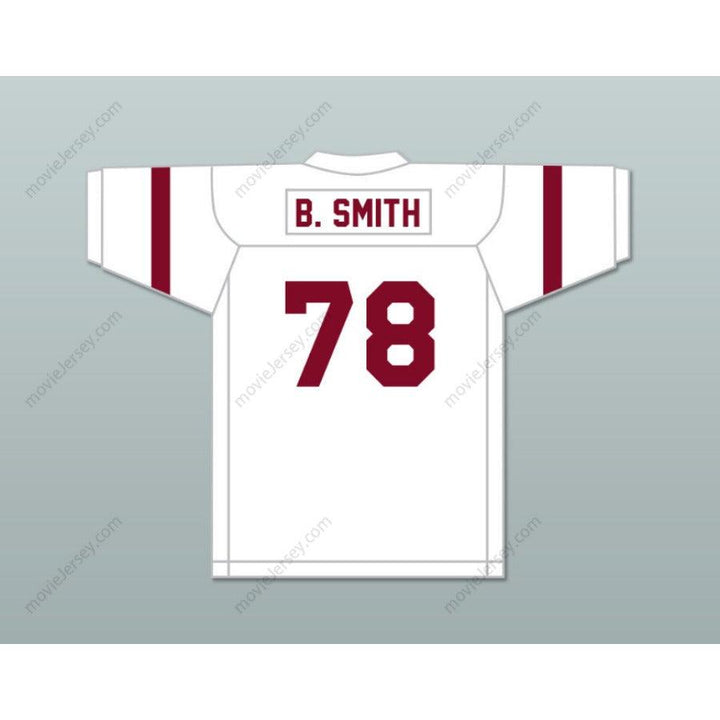 CUSTOM ANY Name Number BRUCE SMITH 78 BOOKER T. WASHINGTON HIGH SCHOOL MAROON FOOTBALL JERSEY Top Stitched S-6XL