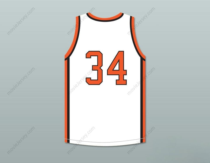 CUSTOM ANY Name Number OTTO PORTER JR. 34 SCOTT COUNTY CENTRAL HIGH SCHOOL BRAVES WHITE BASKETBALL JERSEY 1 Top Stitched S-6XL