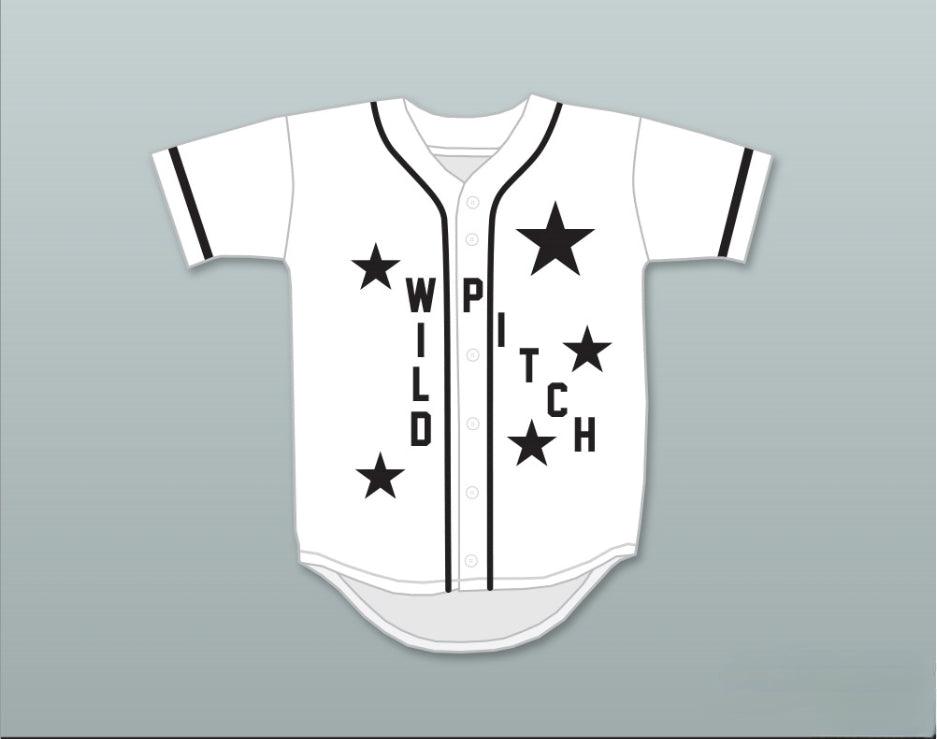 Custom Any Name Number WILD PITCH 88 WHITE BASEBALL JERSEY Top Stitched S-6XL