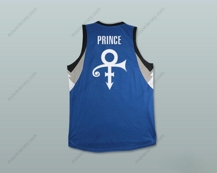 CUSTOM ANY Name Number PRINCE BLUE BASKETBALL JERSEY Top Stitched S-6XL